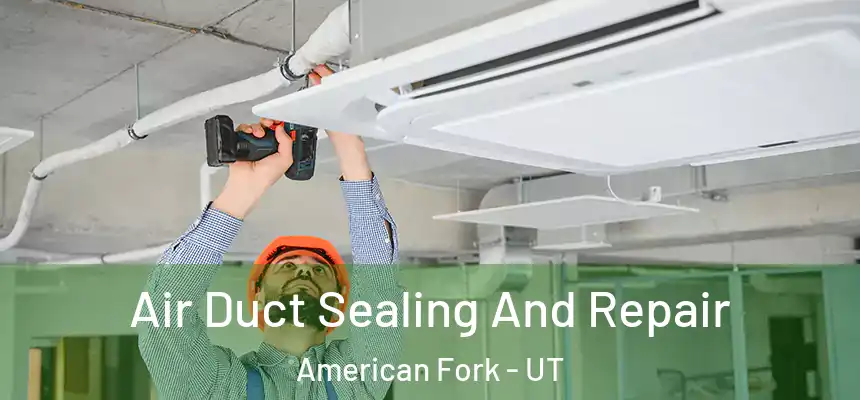  Air Duct Sealing And Repair American Fork - UT