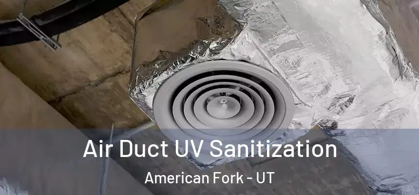  Air Duct UV Sanitization American Fork - UT